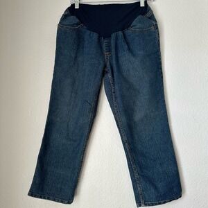Motherhood maternity cropped jeans Medium,Maternity‎ Women's Jeans Pregnancy